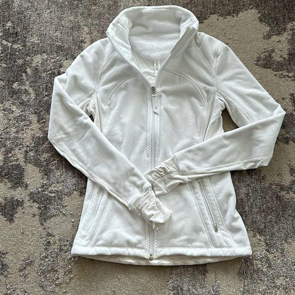 Define white on white fleece jacket